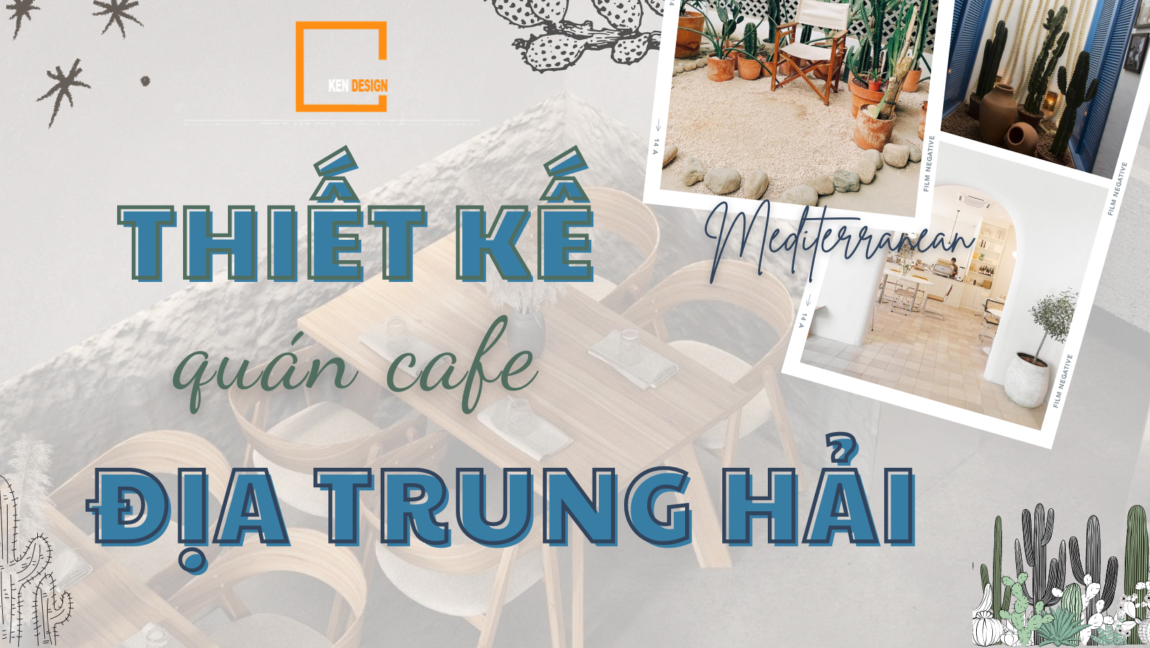 5 mẹo trong thiết kế quán cafe phong cách Địa Trung Hải